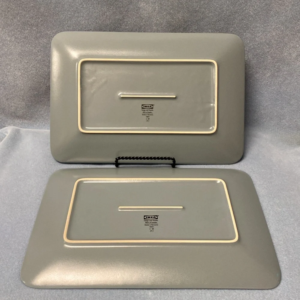 IKEA Dinera Slate Dinner Plates (set of 2)  Pattern 18691